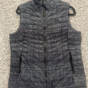 The North Face Black and White Vest
